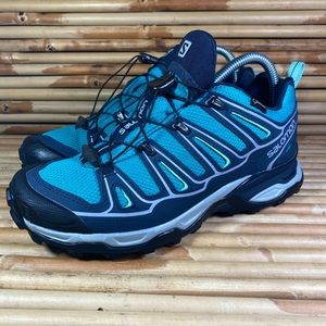 Salomon X Ultra 2 Goretex Green/Navy Womens Size 7
